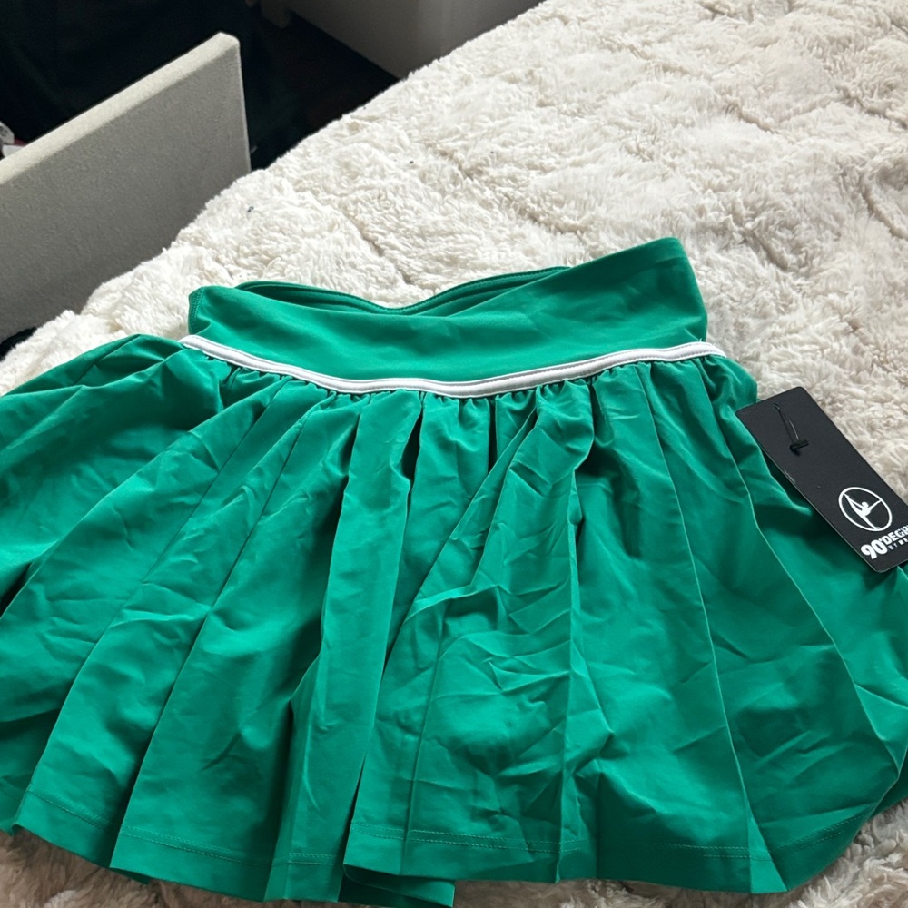 Green Women's athletic skirt Skirt